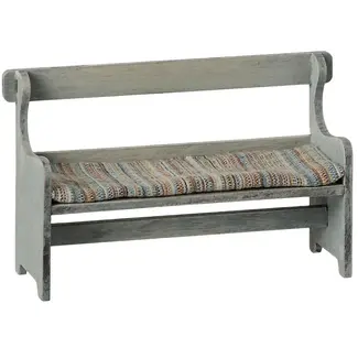 Maileg Maileg bench off-white - 7,5 cm