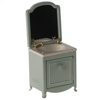 Maileg Maileg sink dresser mint - 15 cm