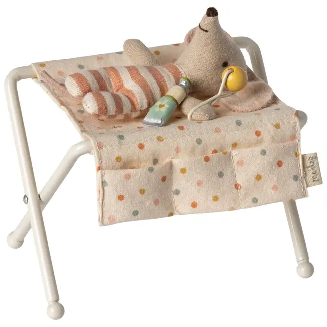 Maileg Maileg nursery table, baby mouse - 8 cm