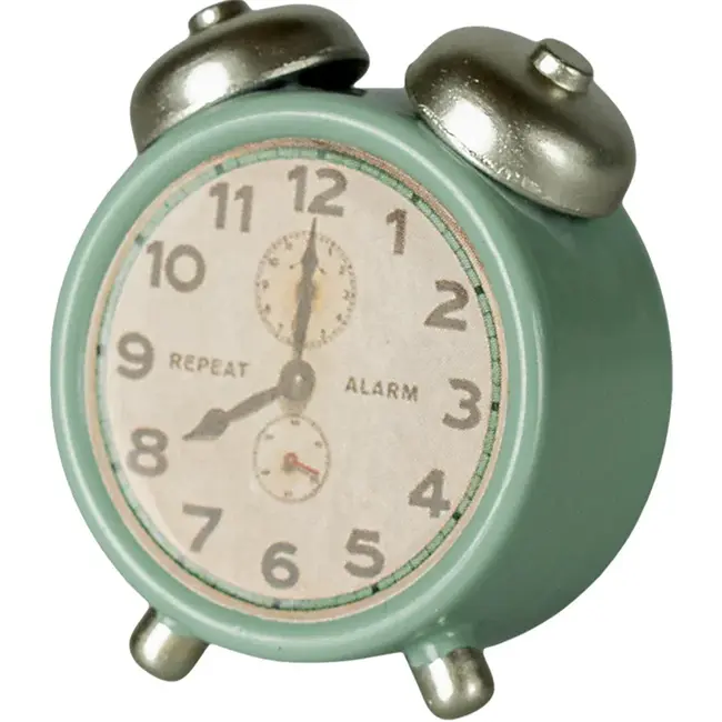 Maileg Maileg alarm clock mint - 3 cm