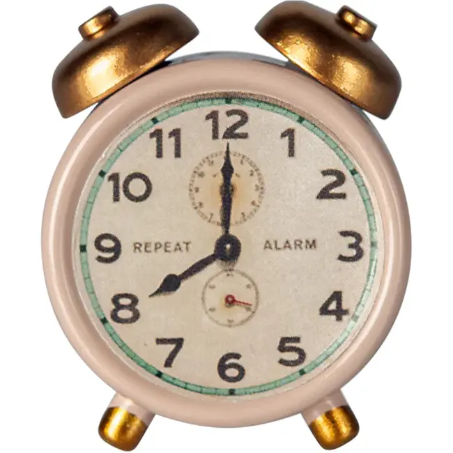 Maileg Maileg alarm clock coral - 3 cm