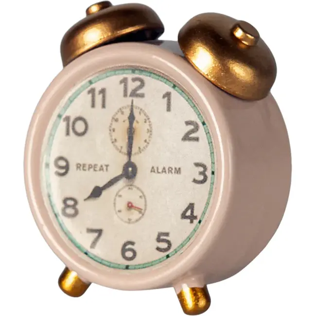 Maileg Maileg alarm clock coral - 3 cm