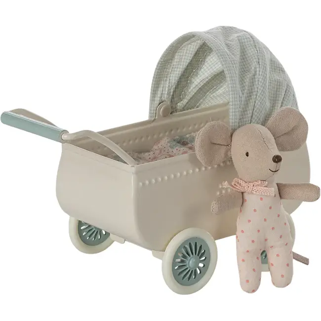 Maileg Maileg pram with baby