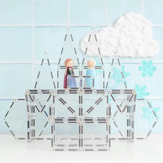 Connetix clear starter pack 34 pcs