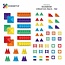Connetix Connetix rainbow pack - 102 pcs