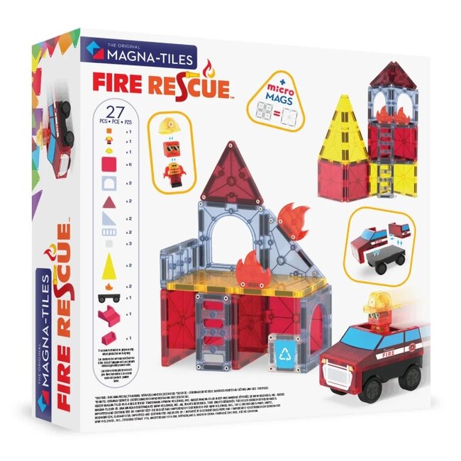 Magna Tiles Magna Tiles Fire rescue