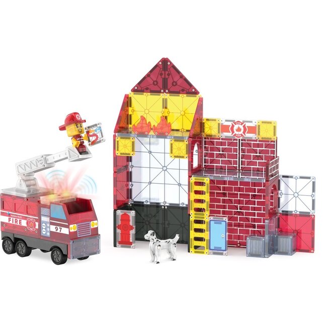 Magna Tiles Magnatiles Fire Station
