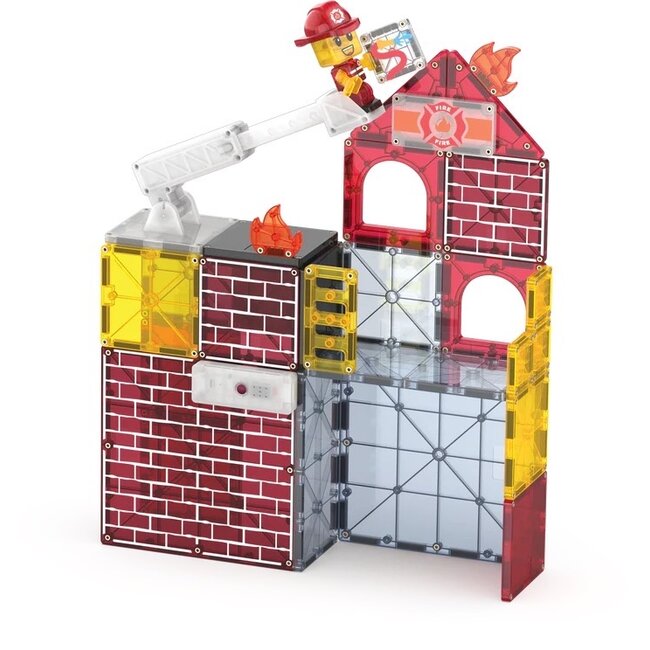 Magna Tiles Magnatiles Fire Station