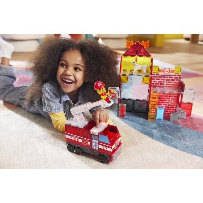 Magna Tiles Magnatiles Fire Station