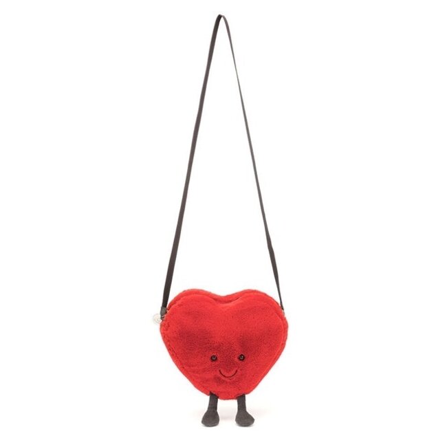 Jellycat Jellycat Amuseables Heart Bag red