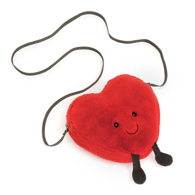Jellycat Jellycat Amuseables Heart Bag red