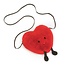 Jellycat Jellycat Amuseables Heart Bag red