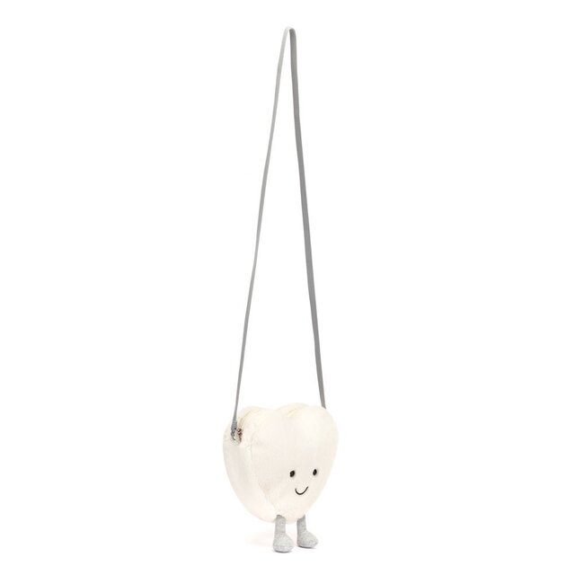 Jellycat Jellycat Amuseables Heart Bag white