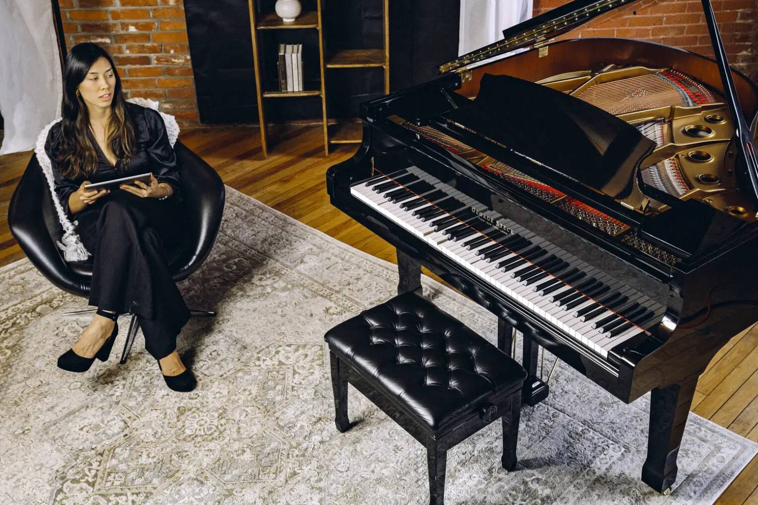 Are you familiar with our unique self-playing piano system? <br><br> - Prodigy II Player System can be installed in almost any upright or grand piano. <br><br> - Easy operation through our IQ Player app.