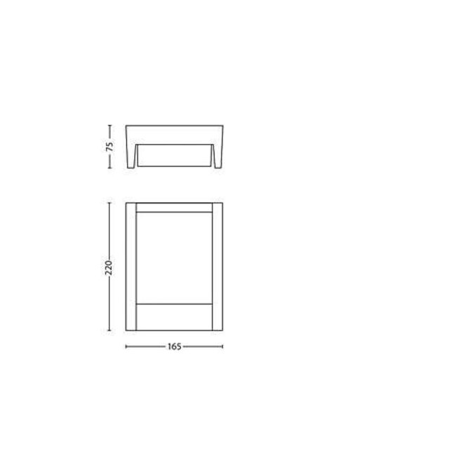 LED Wall Lamp Outdoor myGarden Arbour 164609316