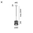 LED Hanging lamp Wiro 1.8 Black 2092E0B0