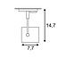 Single-phase track spot ALTRA DICE