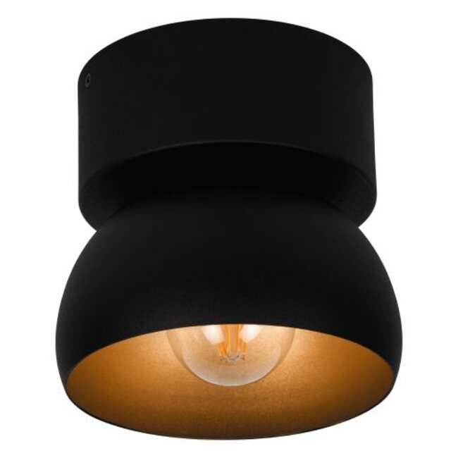 LED Design plafondspot zwart/goud 1811.E27.29