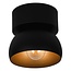 PSM Lighting Olivia Design LED ceiling spotlight black / gold 1811.E27.29