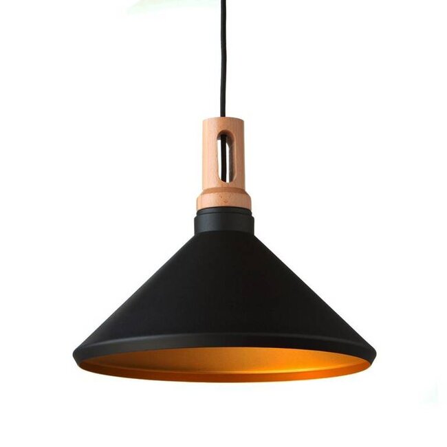 LED hanglamp Timba Regular Zwart/goud