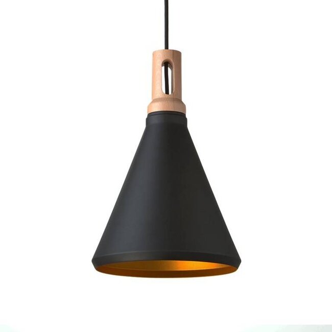 Timba Slim LED Design Pendelarmatuur zwart/goud 25021-02.10Timba Slim LED hanglamp zwart/goud 25021-02.10