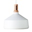 Timba Wide design hanglamp wit/goud