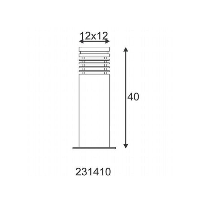 ARROCK Graniet 40 Tuinlamp salt & pepper 231410