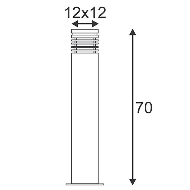 ARROCK Graniet 70 Tuinlamp salt & pepper 231411