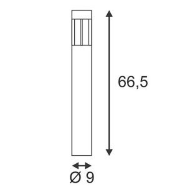 SLOTS 300 LED Garden Lamp Anthracite 231455