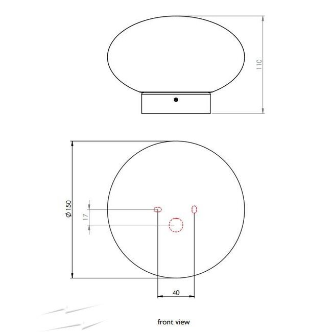 Applique murale Zeppo Wall Chrome poli IP44