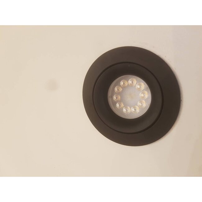 Spot encastrable LED dimmable Bloss 85 noir