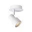 Lucide SIRENE-LED - Spot de plafond Salle de bain - Ø 10 cm - LED Dim. - GU10 - 1x5W 3000K - IP44 - Blanc - 17948/05/31