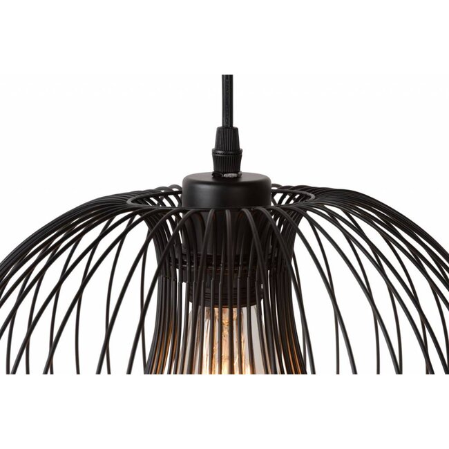 VINTI - Suspension - Ø 30 cm - 1xE27 - Noir - 02400/30/30
