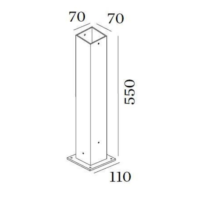 Accessoires BASE LINUS Gris foncé
