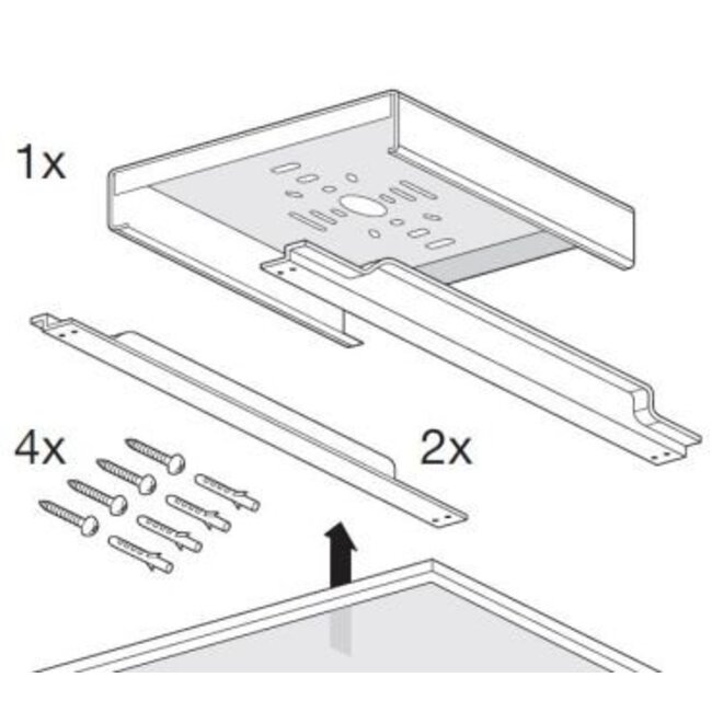 LEDVANCE Planon Plus Light LED paneel 600x600 incl. opbouwkader