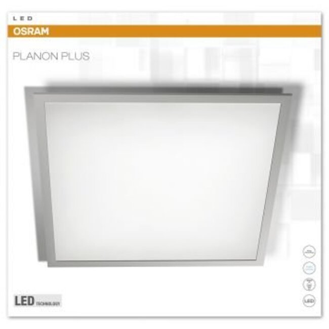 LEDVANCE Planon Plus Panneau de LED Light 600x600 incl. Cadre de la construction
