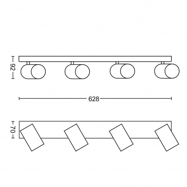 Spot de plafond MYL Kosipo 5059430PN
