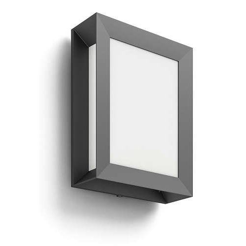 zeven engineering Haas Philips LED Outdoor wandlamp Philips MyGarden Karp Antraciet 172939316 -  perfectlights.be