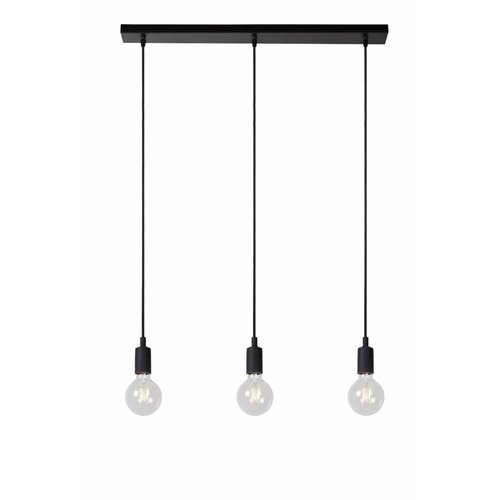 Lucide FIX MULTIPLE - Hanglamp - 3xE27 - Zwart - 08408/03/30 Lucide FIX MULTIPLE - Hanglamp - 3xE27 - Zwart - 08408/03/30