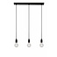 Lucide FIX MULTIPLE - Hanging lamp - 3xE27 - Black - 08408/03/30
