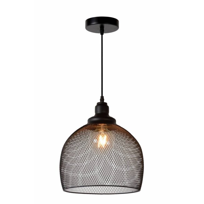 MESH - Lampe à suspension - Ø 28 cm - 1xE27 - Noir - 43404/28/30