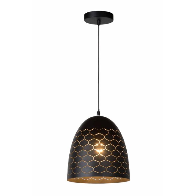 GALLA - Hanging lamp - Ø 25 cm - 1xE27 - Black - 43408/24/30