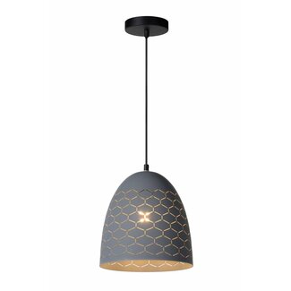 Lucide GALLA - Hanging lamp - Ø 25 cm - 1xE27 - Gray - 43408/24/36