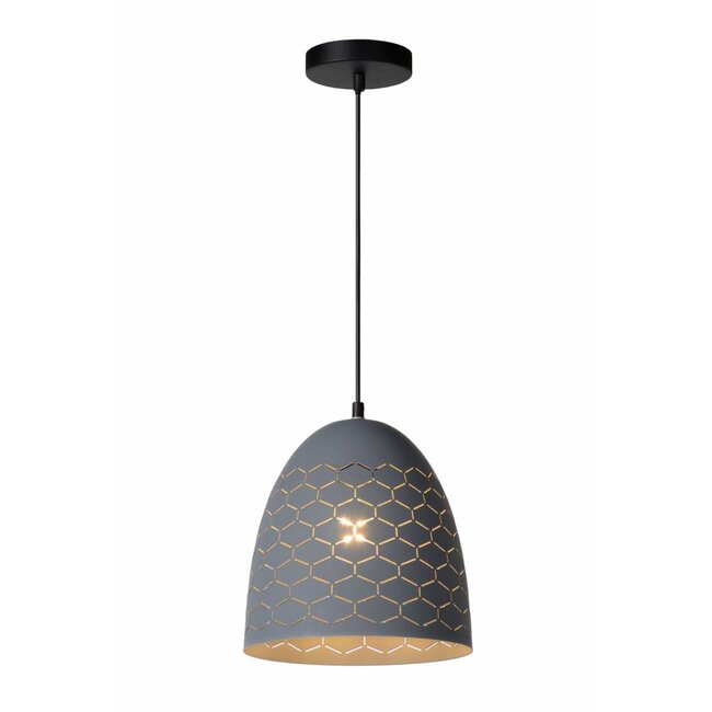 GALLA - Hanging lamp - Ø 25 cm - 1xE27 - Gray - 43408/24/36