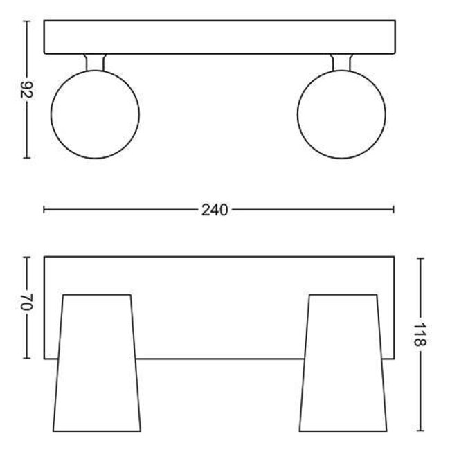 MYL Plafondspot Paisley 5057231PN