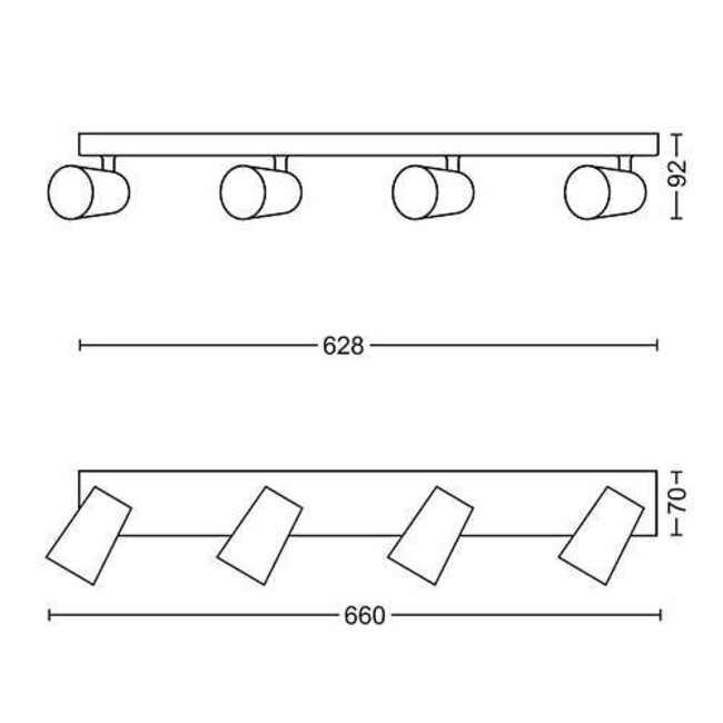 Spot de plafond MYL Paisley 5057431PN