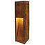 LED garden post RUSTY SLOT 50/80
