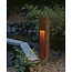 LED garden post RUSTY SLOT 50/80