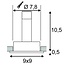 Inbouwspot New Tria GU10 Square CS