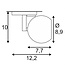 Single-phase track spot Light Eye